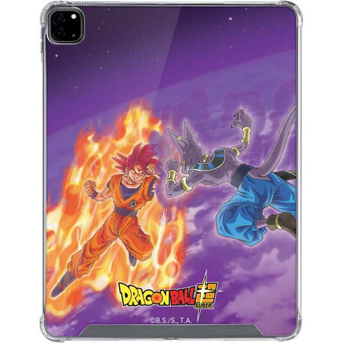 Dragon Ball Super Goku vs Beerus iPad Pro 12.9in (2020) Clear Case